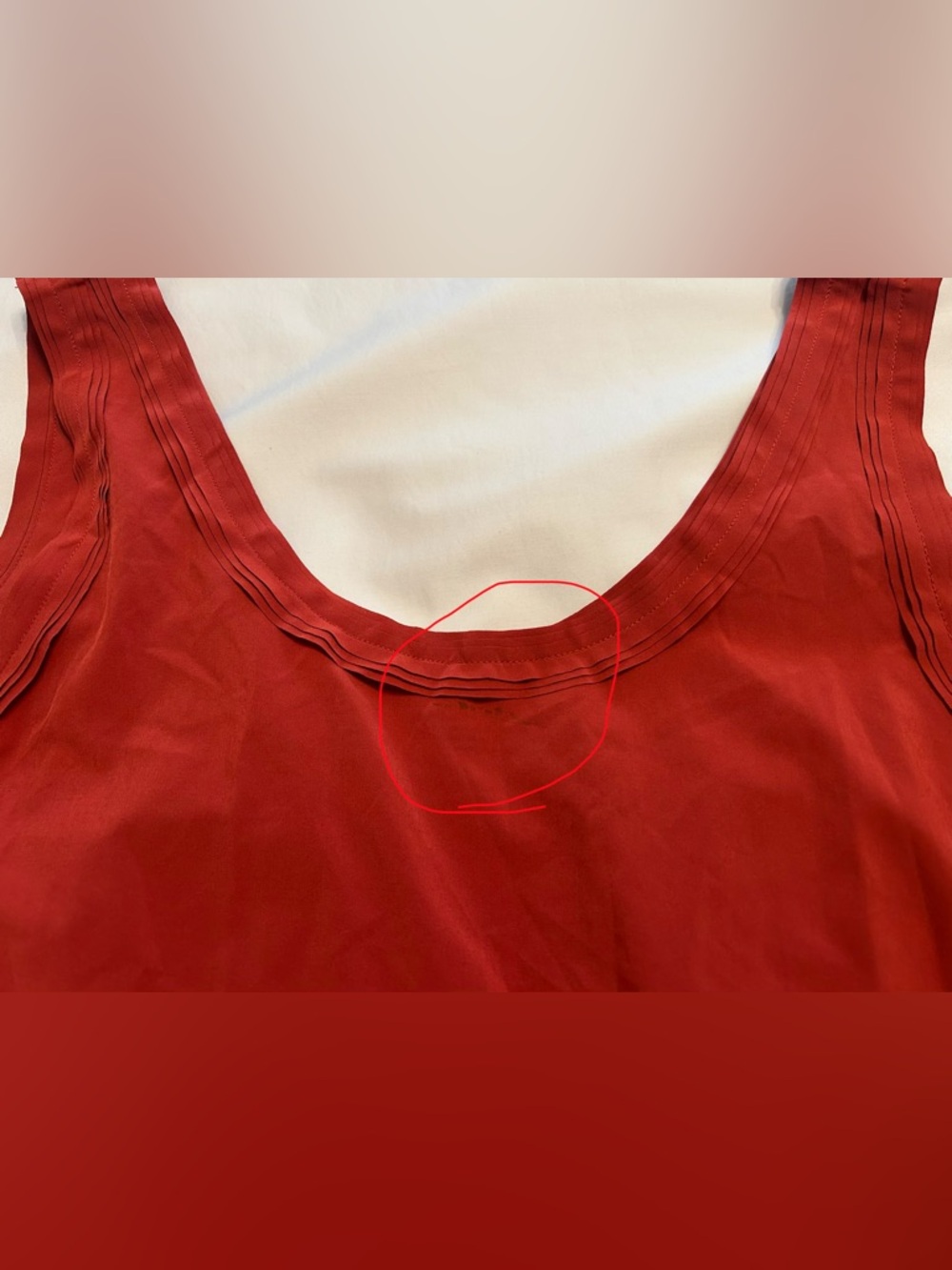 Athleta FWS Sleeveless Scoop Tank in Red Currant  NWT Size XL - Picture 11 of 11